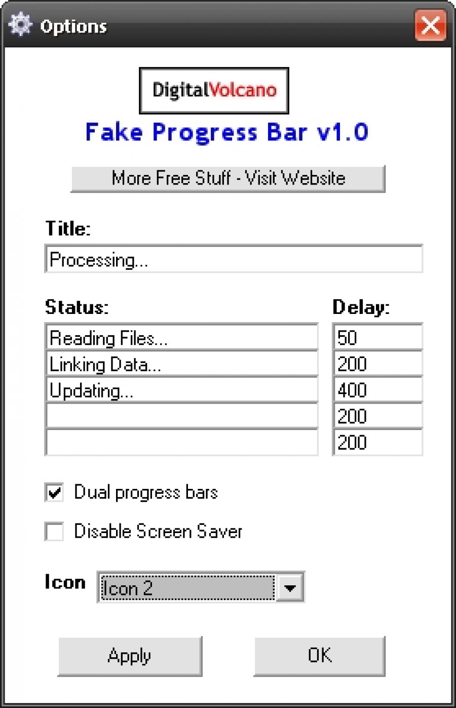 Fake Progress Bar