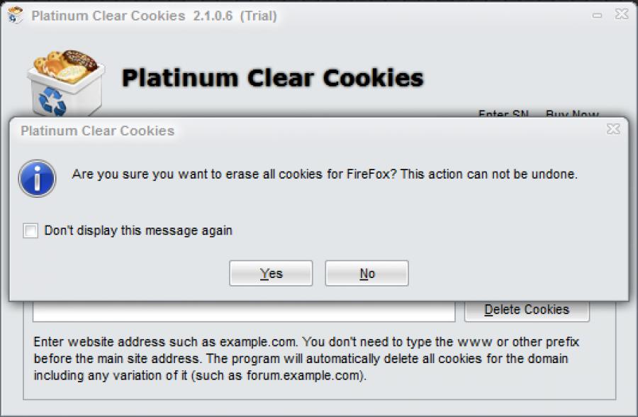 Platinum Clear Cookies