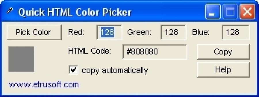 Quick HTML Color Picker